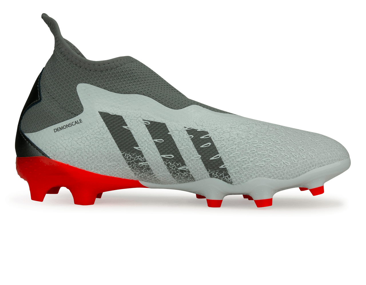adidas Men's Predator Freak.3 Laceless FG Cloud White/Iron Metallic