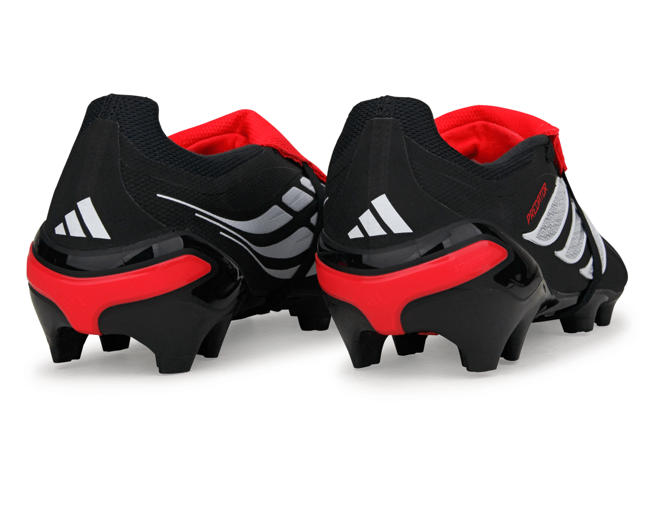 adidas Men's Predator League Foldover Tongue FG Black/White/Red