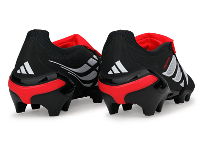 adidas Men's Predator League Foldover Tongue FG Black/White/Red