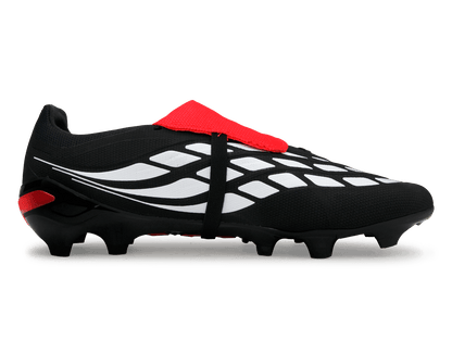 adidas Men's Predator League Foldover Tongue FG Black/White/Red