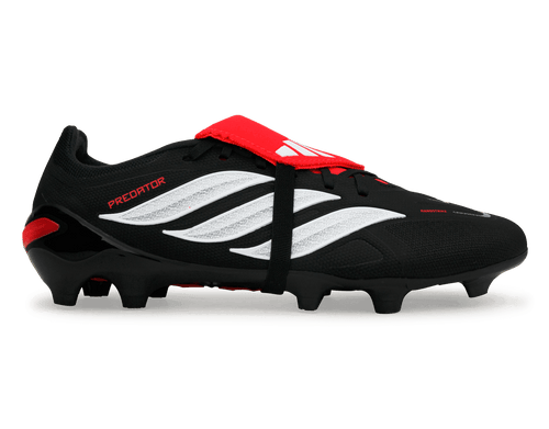 adidas Men's Predator League Foldover Tongue FG Black/White/Red