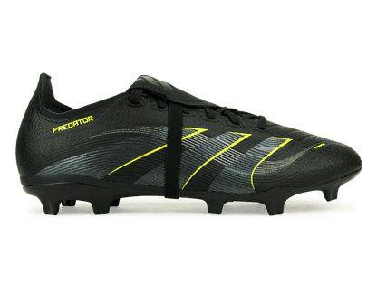adidas Men's Predator League Foldover Tongue FG/MG Black/Green