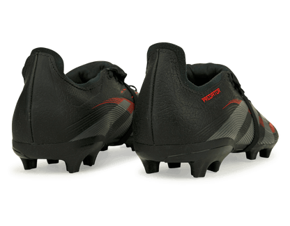 adidas Men's Predator League Foldover Tongue FG/MG Black/Metallic/Red