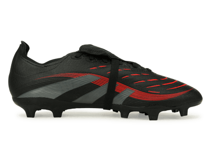 adidas Men's Predator League Foldover Tongue FG/MG Black/Metallic/Red