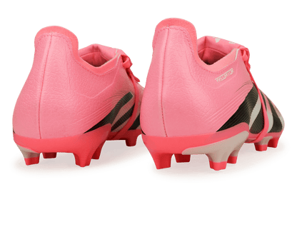 adidas Men's Predator League Foldover Tongue FG/MG Pink/Black/White