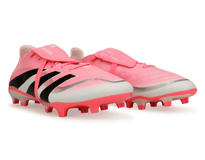 adidas Men's Predator League Foldover Tongue FG/MG Pink/Black/White
