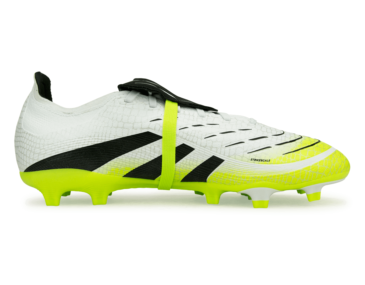 adidas Men's Predator League Foldover Tongue FG/MG White/Black/Green