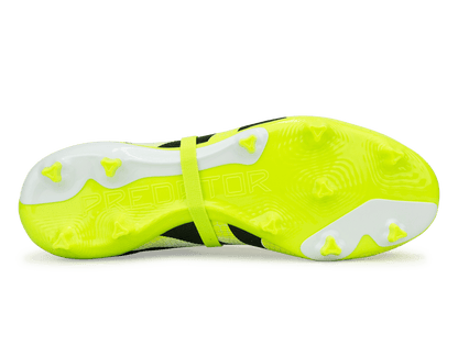 adidas Men's Predator League Foldover Tongue FG/MG White/Black/Green