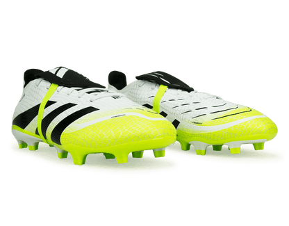 adidas Men's Predator League Foldover Tongue FG/MG White/Black/Green