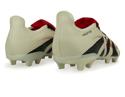 adidas Men's Predator League Foldover Tongue FG/MG Off White/Core Black
