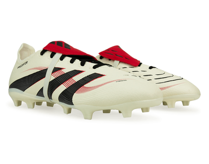 adidas Men's Predator League Foldover Tongue FG/MG Off White/Core Black