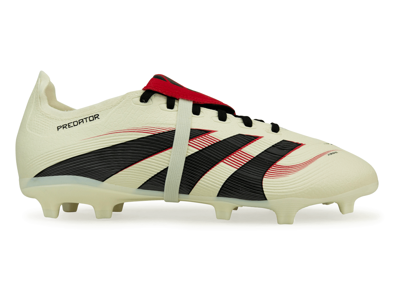 adidas Men's Predator League Foldover Tongue FG/MG Off White/Core Black