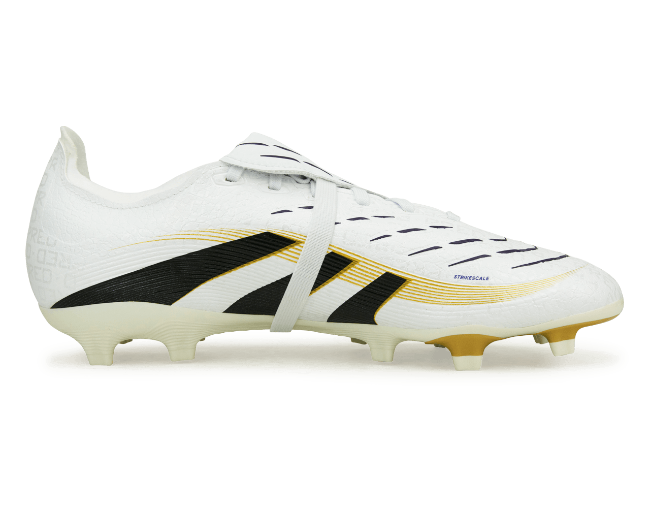 adidas Men's Predator League Foldover Tongue FG White/Black/Gold