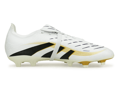 adidas Men's Predator League Foldover Tongue FG White/Black/Gold