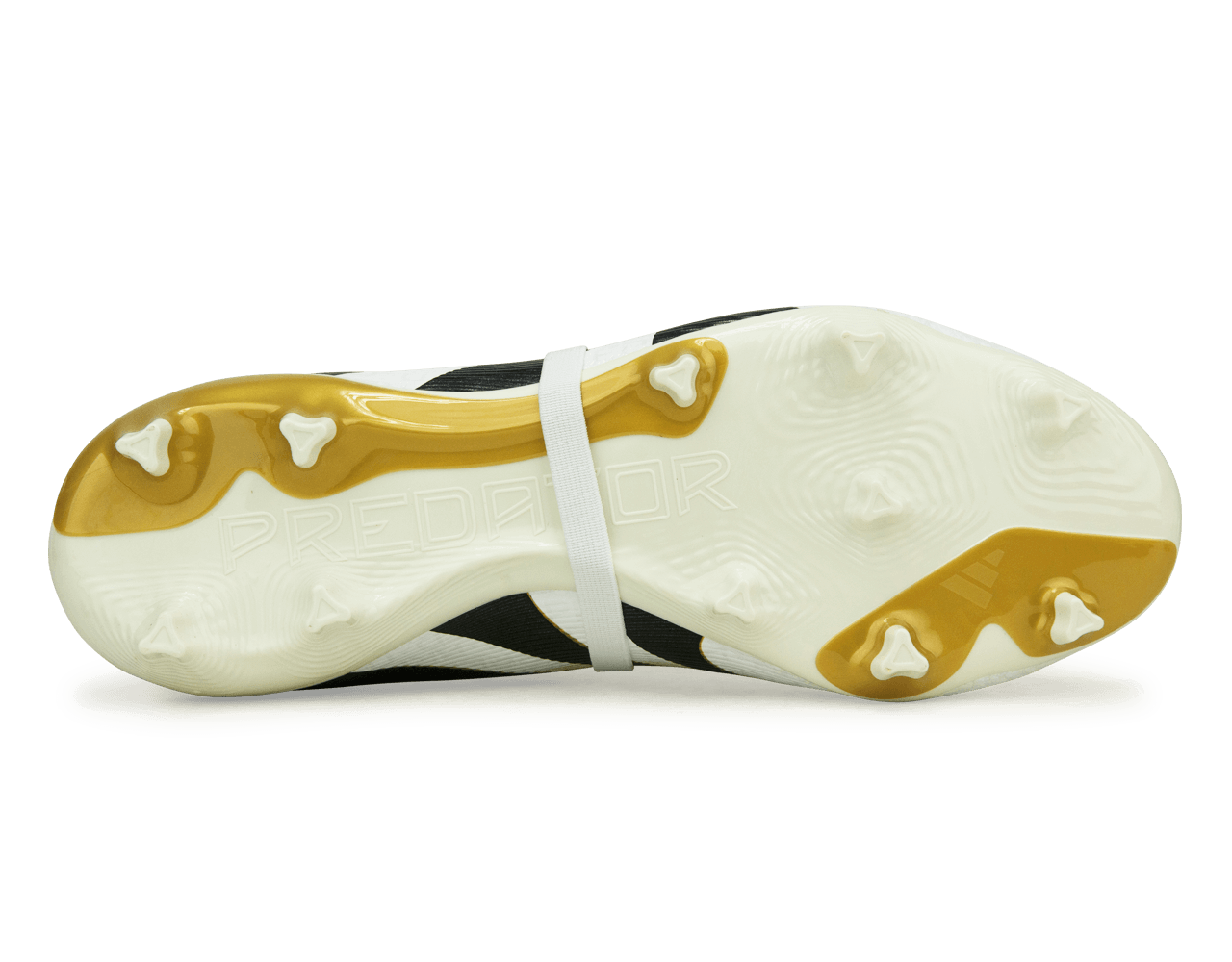 adidas Men's Predator League Foldover Tongue FG White/Black/Gold