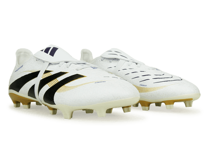 adidas Men's Predator League Foldover Tongue FG White/Black/Gold