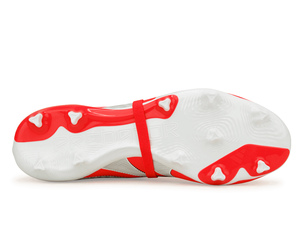 adidas Men's Predator League Foldover Tongue FG/MG Red/White/Black