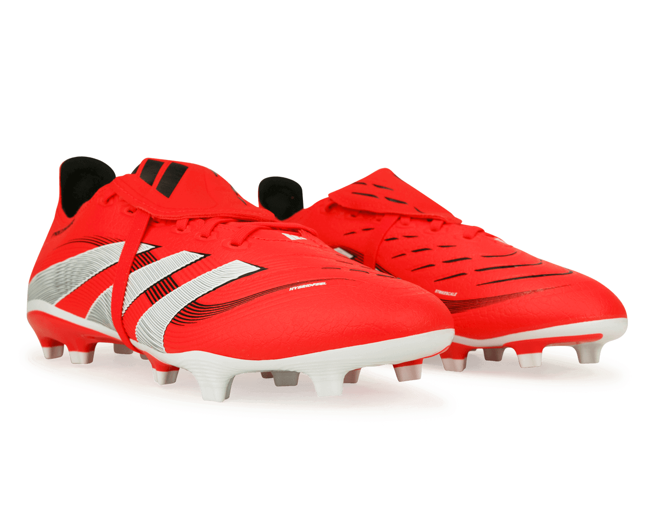 adidas Men's Predator League Foldover Tongue FG/MG Red/White/Black