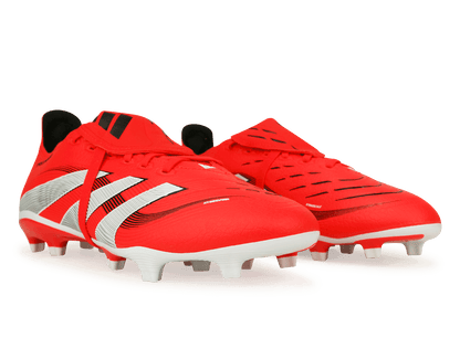 adidas Men's Predator League Foldover Tongue FG/MG Red/White/Black