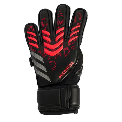 adidas Men's Predator Match Fingersave Goalkeeper Gloves Black/Red