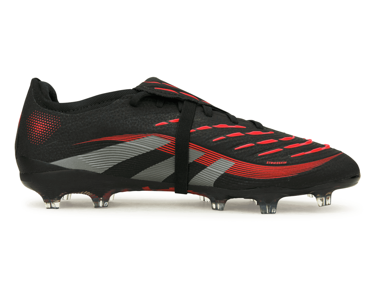 adidas Men's Predator Pro Foldover Tongue FG Black/Metallic/Red