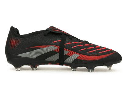 adidas Men's Predator Pro Foldover Tongue FG Black/Metallic/Red