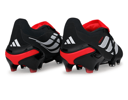 adidas Men's Predator Pro Foldover Tongue FG Black/White/Red