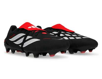 adidas Men's Predator Pro Foldover Tongue FG Black/White/Red