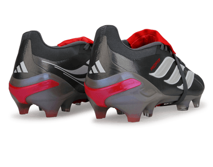 adidas Men's Predator Pro Foldover Tongue FG Iron Metallic/Red