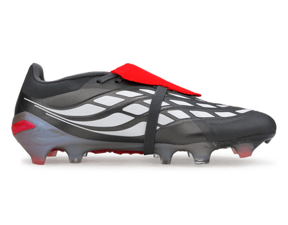 adidas Men's Predator Pro Foldover Tongue FG Iron Metallic/Red