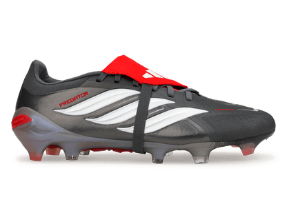 adidas Men's Predator Pro Foldover Tongue FG Iron Metallic/Red