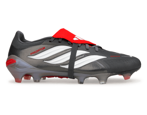 adidas Men's Predator Pro Foldover Tongue FG Iron Metallic/Red