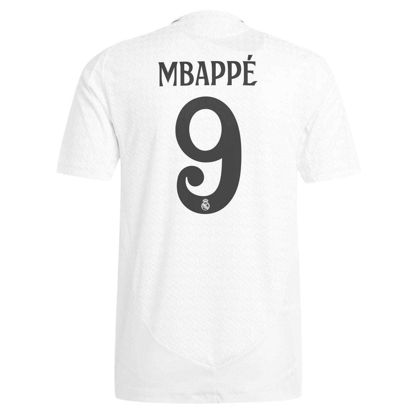 adidas Men's Real Madrid 2024/25 Authentic Home Jersey w/ Mbappe #9 Printing