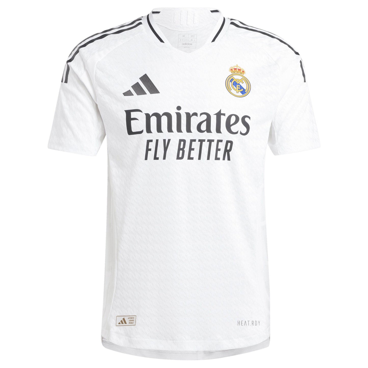 adidas Men's Real Madrid 2024/25 Authentic Home Jersey w/ Mbappe #9 Printing