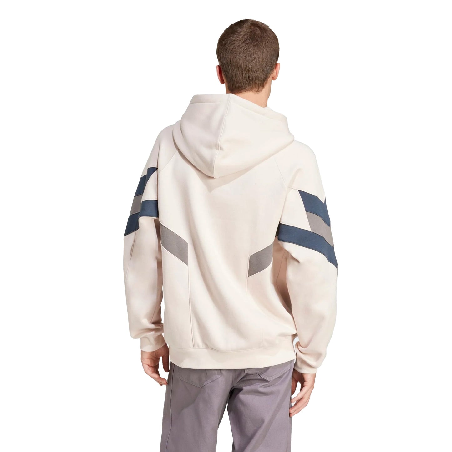 adidas Men's Real Madrid 2024/25 Originals Hoodie Putty Mauve/Charcoal