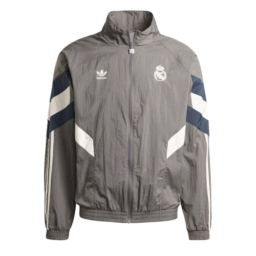 adidas Men's Real Madrid Originals 2024/25 Track Top Charcoal/Grey