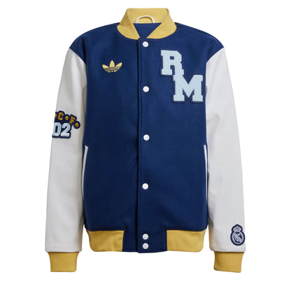 adidas Men's Real Madrid 2024/25 VRCT Jacket Navy/White