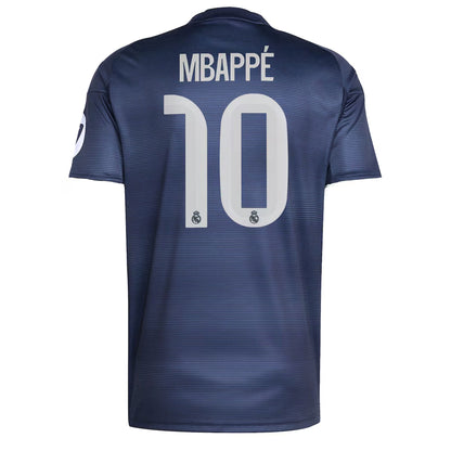 adidas Men's Real Madrid 2025/26 Away Jersey w/ Mbappe #10 Printing