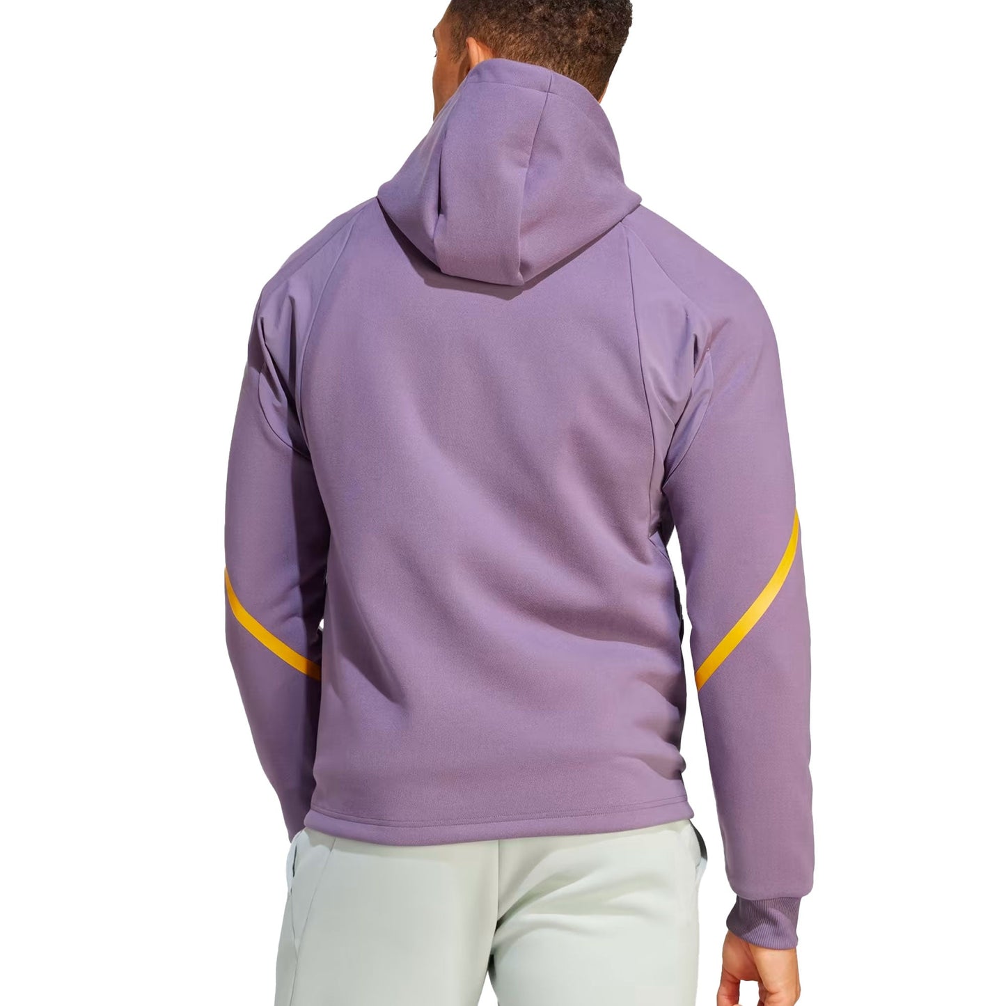 adidas Men's Real Madrid Designed For GameDay 2023/24 Full-Zip Hoodie Shadow Violet