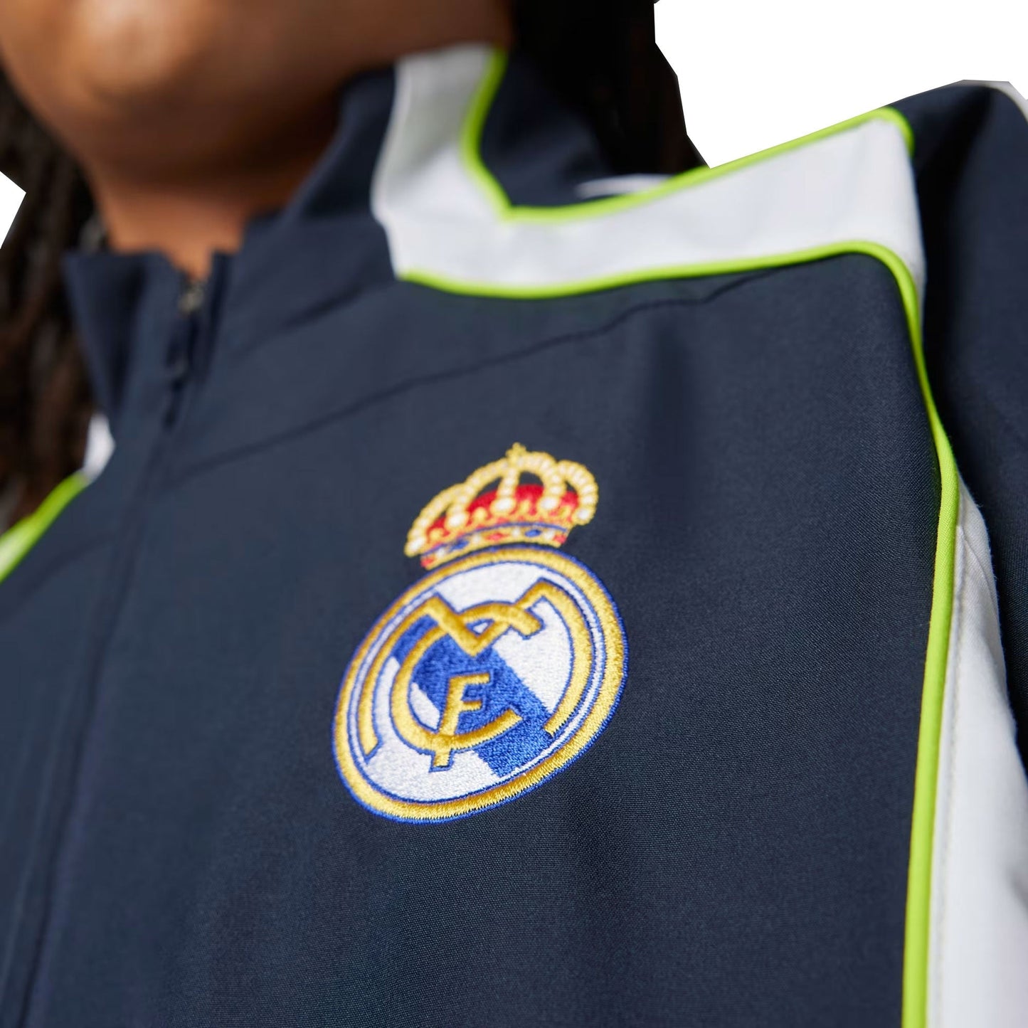 adidas Men's Real Madrid Urban Purist Full-Zip Jacket Navy/White