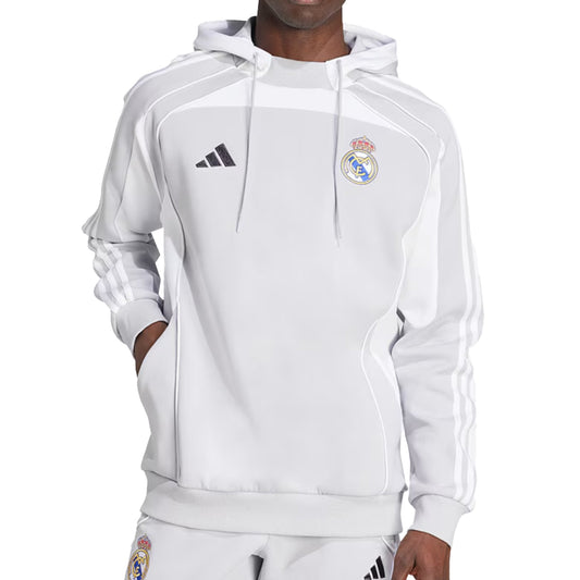 adidas Men's Real Madrid Urban Purist Hoodie White