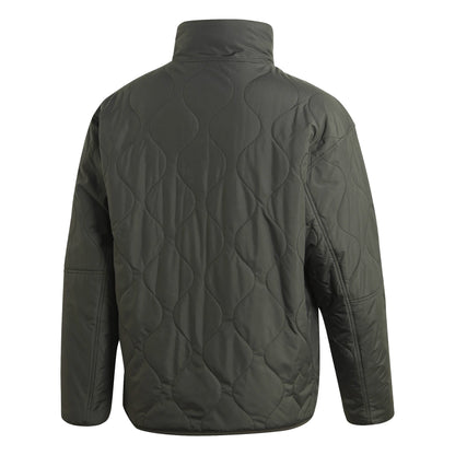adidas Men's Reversible Boa Padded Sherpa Jacket Black/Grey