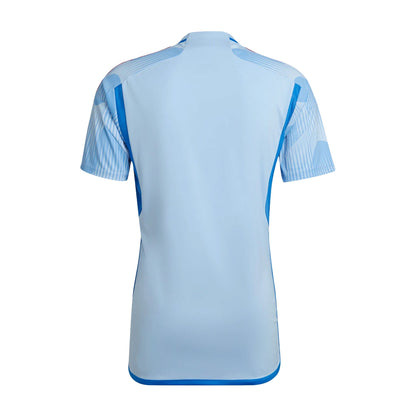 adidas Men's Spain 2022/23 Away Jersey Glow Blue