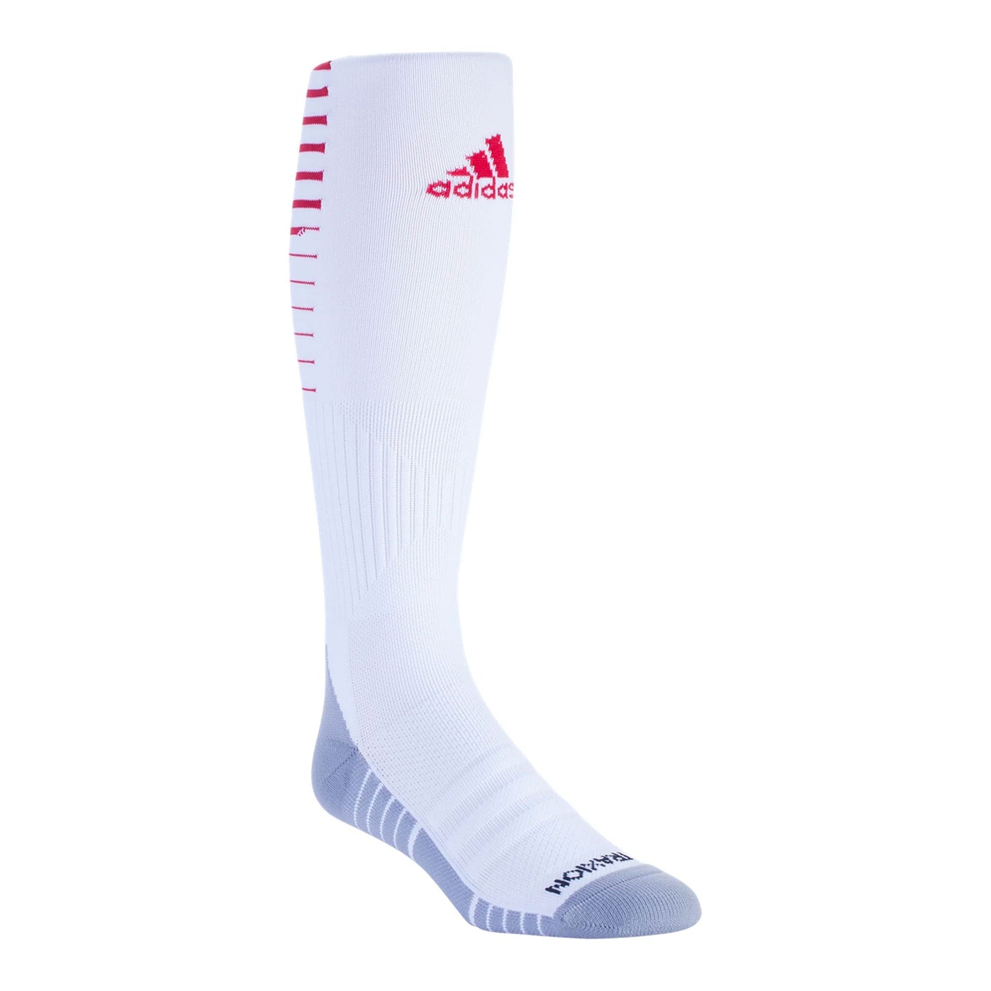 adidas Men's Team Speed II Soccer Socks White/Red
