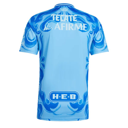 adidas Men's Tigres UANL 2025/26 Away Jersey Sea Blue