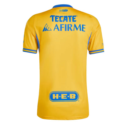 adidas Men's Tigres UANL 2025/26 Home Jersey Gold/Blue
