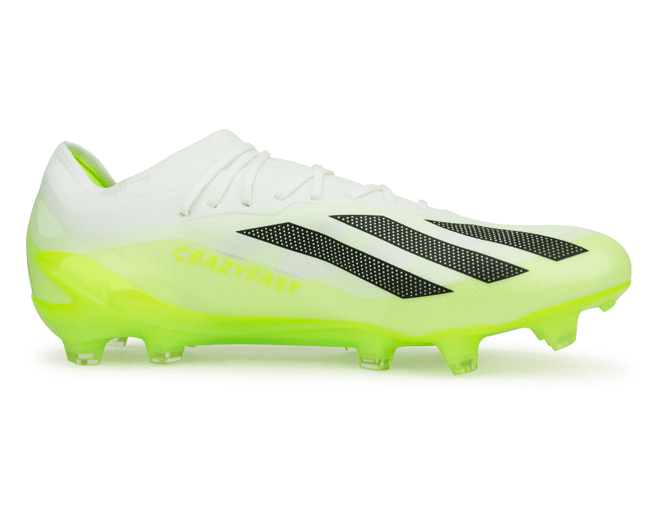 adidas Men's X Crazyfast.1 FG White/Lucid Lemon