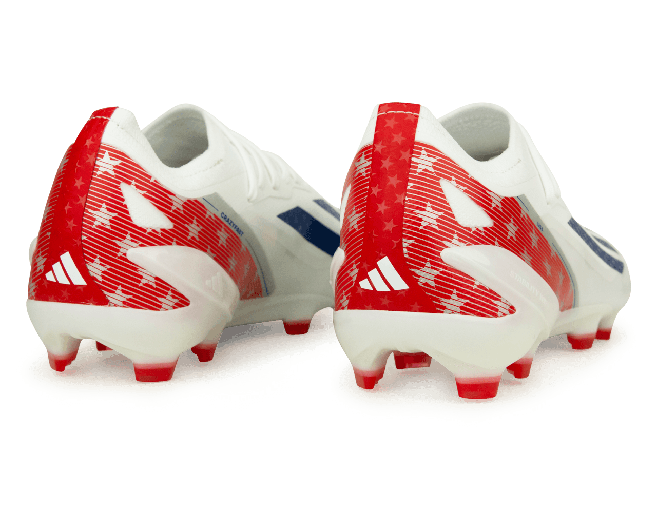 adidas Men's X Crazyfast USA.1 FG White/Red