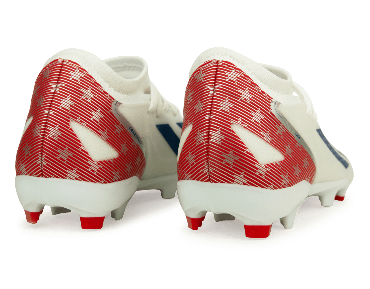 adidas Men's X Crazyfast USA.3 FG White/Red