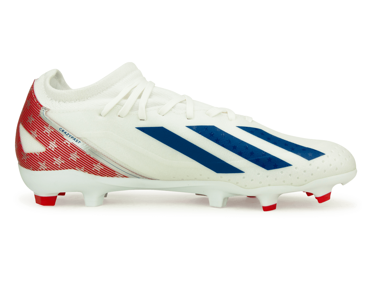 adidas Men's X Crazyfast USA.3 FG White/Red